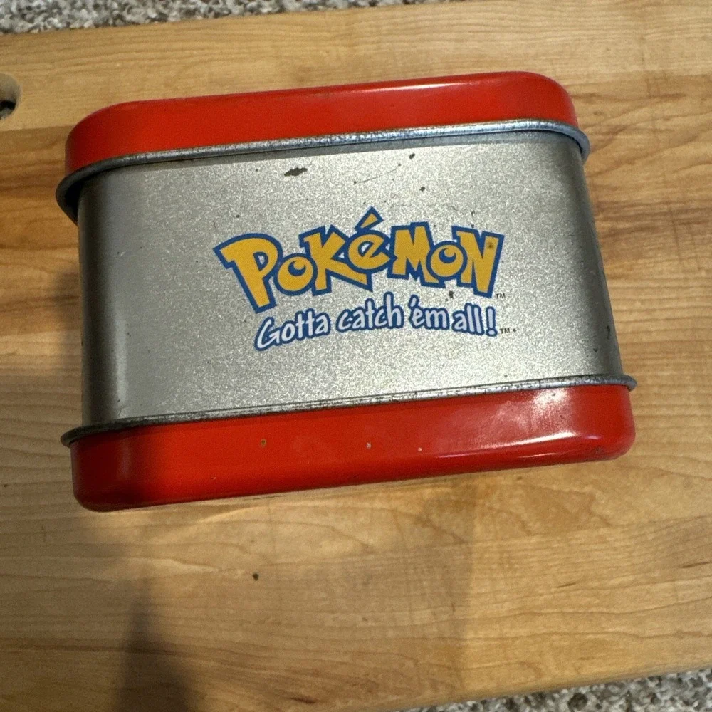 Pokemon: gotta Catch'em All! Pikachu Tin Box with Red Border VERY RARE